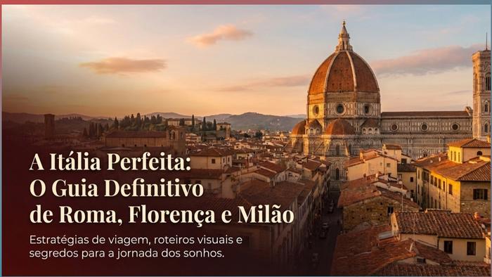 Roma, Florença e Milão